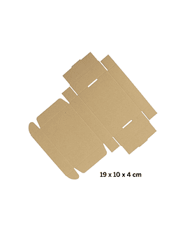 Caja autoarmable 19x10x4 cm. ECOFAMY - NATURAL