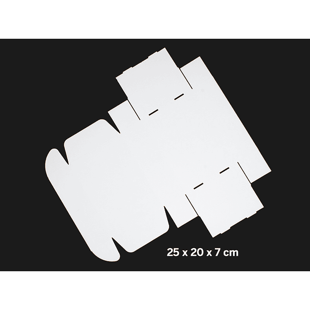 Caja autoarmable 25x20x7 cm. ECOFAMY