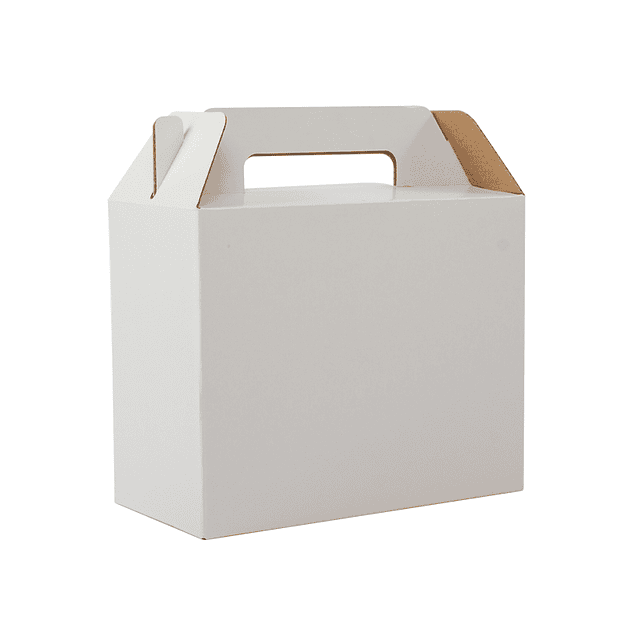 Caja autoarmable con asas 25x20x12 cm. ECOFAMY