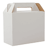 Caja autoarmable con asas 25x20x12 cm. ECOFAMY