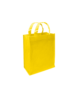 BOLSA REUTILIZABLE MEDIUM TNT 25X30X80CM - AMARILLO