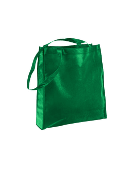 BOLSA REUTILIZABLE SHOPPING TNT 36X40X10CM - VERDE