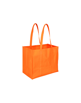 BOLSA REUTILIZABLE GIANT TNT 45X38X25CM - NARANJO