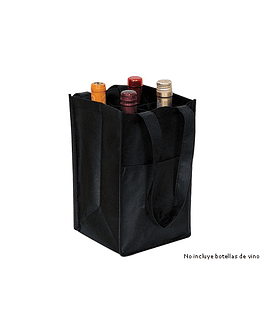 PORTA-BOTELLAS DE VINO DE TNT 18.5X29.5X18CM