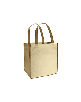 BOLSA REUTILIZABLE SUPER TNT 33X37X25CM - BEIGE