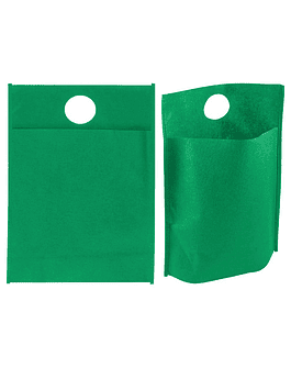 BASURERO PARA VEHÍCULO DE TNT 25X35X10 - VERDE