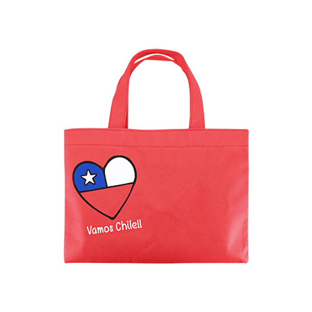 BOLSA TNT VAMOS CHILE 29X21.5CM 4