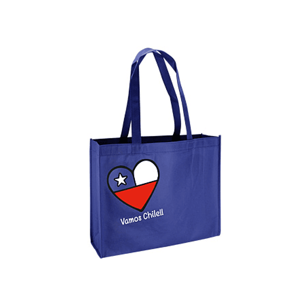 BOLSA DE TNT VAMOS CHILE 40X30X12CM 3