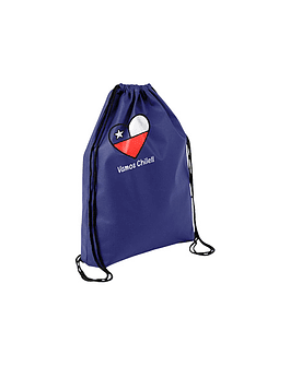 MORRAL TNT VAMOS CHILE 34X44CM - AZUL