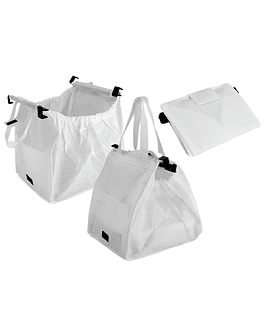 BOLSA REUTILIZABLE CART TNT 35X35X25CM - BLANCO