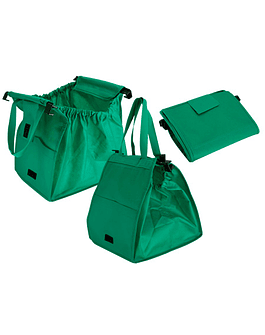 BOLSA REUTILIZABLE CART TNT 35X35X25CM - VERDE