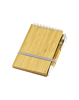 LIBRETA DE BAMBOO CON LÁPIZ