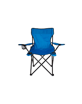 SILLA PLEGABLE PARA CAMPING Y PLAYA - AZUL