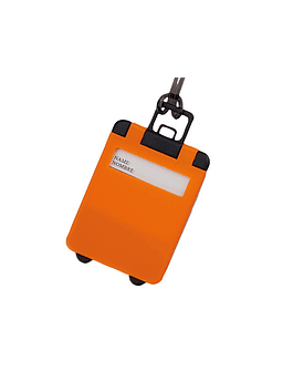 Identificador de equipaje mini maleta - naranja