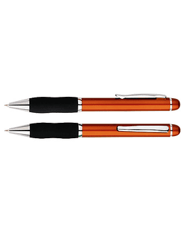 Bolígrafo Plástico Qasar  - naranja