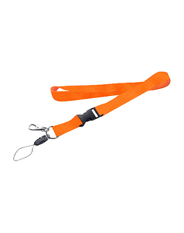 Lanyard Premium Texturado color cobre - naranja