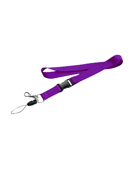 Lanyard Premium Texturado color cobre - MORADO