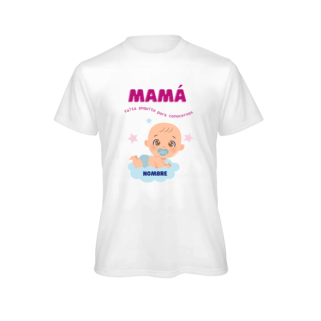 Polera Mamá para baby shower