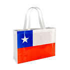 Bolsa TNT Bandera Chilena Grande 40x30x12cm 1