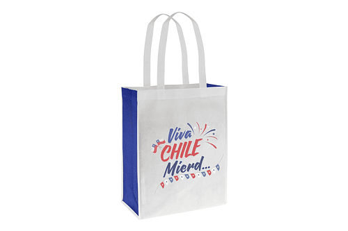 Bolsa TNT Reutilizable VIVA CHILE MIERD... Pack 12U