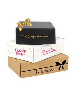 CAJA PERSONALIZADA ENVOLTORIO DE REGALO