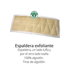 Espaldera exfoliante de luffa Ecofamy 2