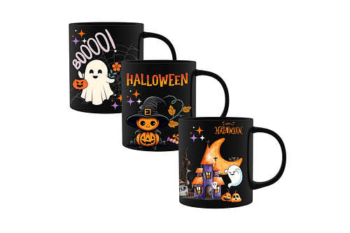 taza Magica de halloween