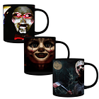 TAZA MAGICA PERSONAJES DE TERROR 1