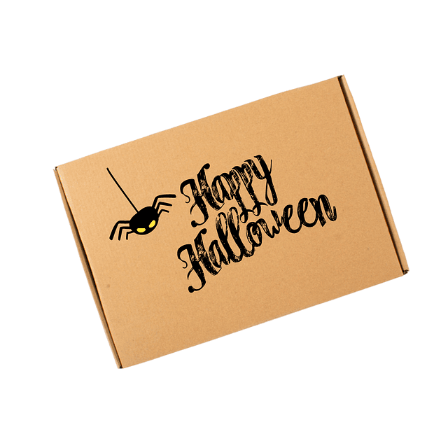 pack 12 Cajas mediana autoarmables de halloween 23x16x5cm