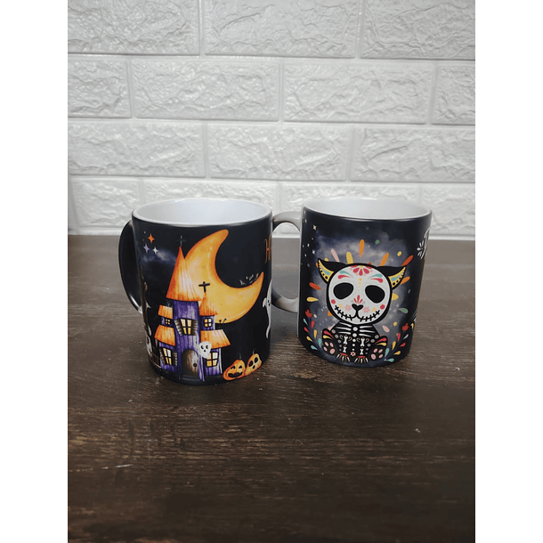 Taza mmágica día de los Muertos 8