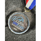 Medalla Cristal con cinta tricolor 7