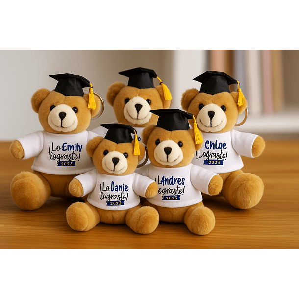 Llavero Osito Licenciado Personalizado 3