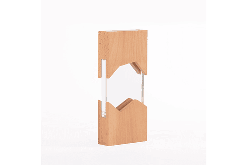 Trofeo Galvano de Madera y Cristal "Steven"