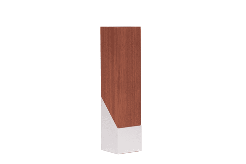 Bloque Trofeo de Acero y Madera "LUKAS"
