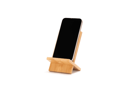 Base Soporte Bamboo para Tablet y Celular 