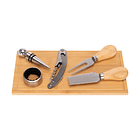 Set para vinos y quesos de Bamboo 6