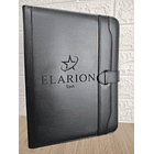Carpeta de ecocuero Negro con accesorios 8