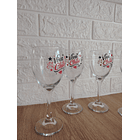 Pack de 6 Copas Diseños Fiestas Patrias Viva Chile 3