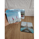 Imán cuadrado 9.5 x 9.5 cm para Sublimación 4