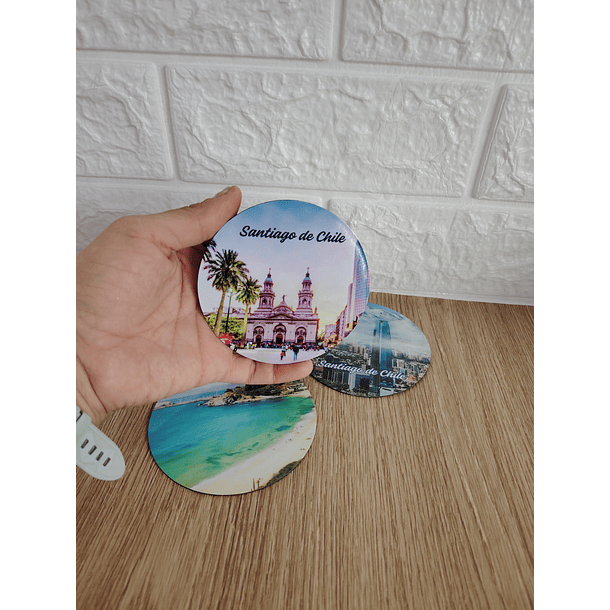 Imán redondo grande para Sublimación 5