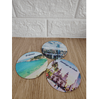 Imán redondo grande para Sublimación 6