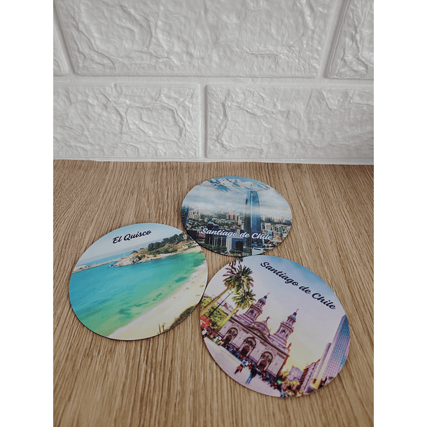 Imán redondo grande para Sublimación 6