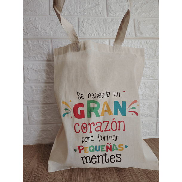 Bolsa de algodón Día del Profesor 4