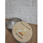 Caja Metálica para galletas o regalos 14