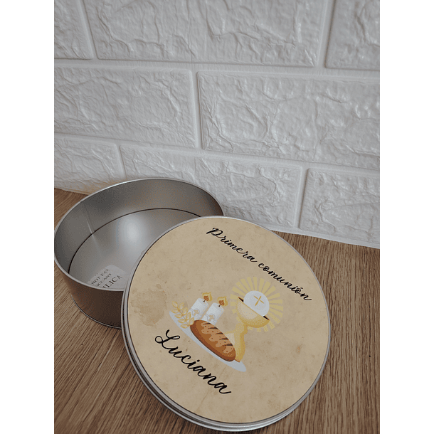 Caja Metálica para galletas o regalos 14