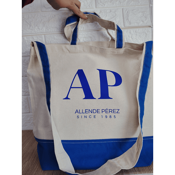 Bolsa Shopper Canvas Algodón 10 onzas 13