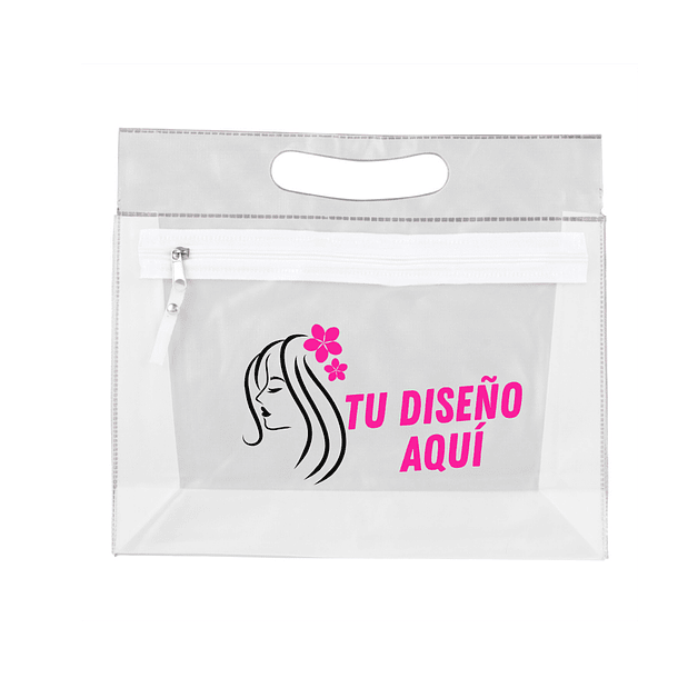 COSMETIQUERO GRANDE DE  PVC 1