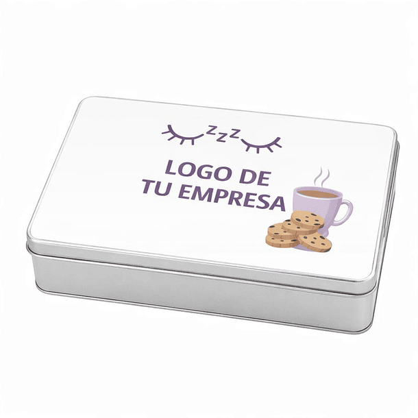 Caja Metálica para galletas o regalos 15
