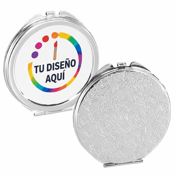 Espejo Metálico Redondo Sublimación 1