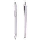 Bolígrafo Plástico Mate con Terminales Plateados 4